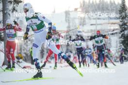 26.11.2023, Ruka, Finland (FIN): Espen Andersen (NOR) - FIS world cup nordic combined men, mass HS142/10km, Ruka (FIN). www.nordicfocus.com. © Thibaut/NordicFocus. Every downloaded picture is fee-liable.