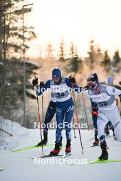 02.12.2023, Lillehammer, Norway (NOR): Benjamin Loomis (USA) - FIS world cup nordic combined men, individual gundersen HS98/10km, Lillehammer (NOR). www.nordicfocus.com. © Authamayou/NordicFocus. Every downloaded picture is fee-liable.