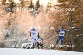 02.12.2023, Lillehammer, Norway (NOR): Aleksander Skoglund (NOR), Grant Andrews (USA), (l-r)  - FIS world cup nordic combined men, individual gundersen HS98/10km, Lillehammer (NOR). www.nordicfocus.com. © Authamayou/NordicFocus. Every downloaded picture is fee-liable.