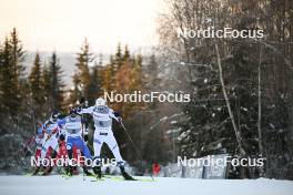 02.12.2023, Lillehammer, Norway (NOR): Kristjan Ilves (EST), Jens Luraas Oftebro (NOR), (l-r)  - FIS world cup nordic combined men, individual gundersen HS98/10km, Lillehammer (NOR). www.nordicfocus.com. © Authamayou/NordicFocus. Every downloaded picture is fee-liable.