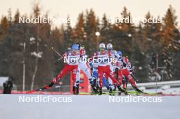 02.12.2023, Lillehammer, Norway (NOR): Stefan Rettenegger (AUT), Johannes Lamparter (AUT), (l-r)  - FIS world cup nordic combined men, individual gundersen HS98/10km, Lillehammer (NOR). www.nordicfocus.com. © Authamayou/NordicFocus. Every downloaded picture is fee-liable.