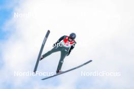 16.12.2023, Ramsau, Austria (AUT): Stephen Schumann (USA) - FIS world cup nordic combined men, compact HS98/7.5km, Ramsau (AUT). www.nordicfocus.com. © Volk/NordicFocus. Every downloaded picture is fee-liable.