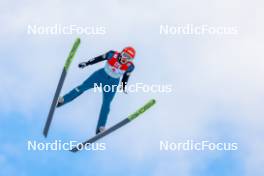 16.12.2023, Ramsau, Austria (AUT): Chingiz Rakparov (KAZ) - FIS world cup nordic combined men, compact HS98/7.5km, Ramsau (AUT). www.nordicfocus.com. © Volk/NordicFocus. Every downloaded picture is fee-liable.