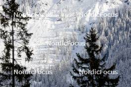 16.12.2023, Ramsau, Austria (AUT): wintery scene - FIS world cup nordic combined men, compact HS98/7.5km, Ramsau (AUT). www.nordicfocus.com. © Volk/NordicFocus. Every downloaded picture is fee-liable.