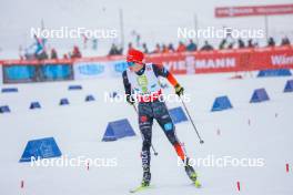 15.12.2023, Ramsau, Austria (AUT): Julian Schmid (GER) - FIS world cup nordic combined men, mass HS98/10km, Ramsau (AUT). www.nordicfocus.com. © Volk/NordicFocus. Every downloaded picture is fee-liable.