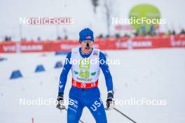 15.12.2023, Ramsau, Austria (AUT): Grant Andrews (USA) - FIS world cup nordic combined men, mass HS98/10km, Ramsau (AUT). www.nordicfocus.com. © Volk/NordicFocus. Every downloaded picture is fee-liable.