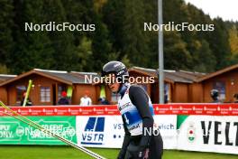 14.10.2023, Klingenthal, Germany (GER): Timo Tritschler (GER) - German Championships Nordic Combined men and women, individual gundersen HS140/10km men, Klingenthal (GER). www.nordicfocus.com. © Volk/NordicFocus. Every downloaded picture is fee-liable.