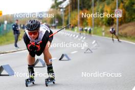 14.10.2023, Klingenthal, Germany (GER): Pascal Mueller (SUI) - German Championships Nordic Combined men and women, individual gundersen HS140/10km men, Klingenthal (GER). www.nordicfocus.com. © Volk/NordicFocus. Every downloaded picture is fee-liable.