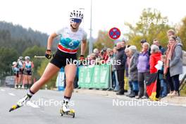 14.10.2023, Klingenthal, Germany (GER): Magdalena Burger (GER) - German Championships Nordic Combined men and women, individual gundersen HS85/5km women, Klingenthal (GER). www.nordicfocus.com. © Volk/NordicFocus. Every downloaded picture is fee-liable.