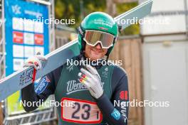 15.10.2023, Klingenthal, Germany (GER): Wendelin Thannheimer (GER) - German Championships Nordic Combined men and women, team sprint HS140/15km men, Klingenthal (GER). www.nordicfocus.com. © Volk/NordicFocus. Every downloaded picture is fee-liable.