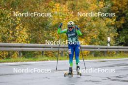 15.10.2023, Klingenthal, Germany (GER): Mara-Jolie Schlossarek (GER) - German Championships Nordic Combined men and women, team sprint HS85/7.5km women, Klingenthal (GER). www.nordicfocus.com. © Volk/NordicFocus. Every downloaded picture is fee-liable.