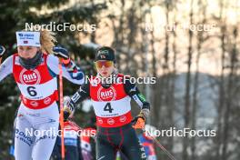 01.12.2023, Lillehammer, Norway (NOR): Ida Marie Hagen (NOR), Haruka Kasai (JPN), (l-r)  - FIS world cup nordic combined women, individual gundersen HS98/5km, Lillehammer (NOR). www.nordicfocus.com. © Authamayou/NordicFocus. Every downloaded picture is fee-liable.
