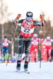 01.12.2023, Lillehammer, Norway (NOR): Sana Azegami (JPN) - FIS world cup nordic combined women, individual gundersen HS98/5km, Lillehammer (NOR). www.nordicfocus.com. © Authamayou/NordicFocus. Every downloaded picture is fee-liable.
