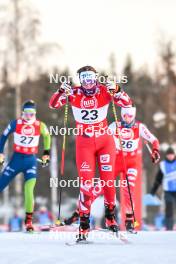 01.12.2023, Lillehammer, Norway (NOR): Claudia Purker (AUT) - FIS world cup nordic combined women, individual gundersen HS98/5km, Lillehammer (NOR). www.nordicfocus.com. © Authamayou/NordicFocus. Every downloaded picture is fee-liable.
