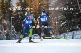 02.12.2023, Lillehammer, Norway (NOR): Teja Pavec (SLO), Yuna Kasai (JPN), (l-r)  - FIS world cup nordic combined women, individual gundersen HS98/5km, Lillehammer (NOR). www.nordicfocus.com. © Authamayou/NordicFocus. Every downloaded picture is fee-liable.