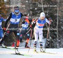 02.12.2023, Lillehammer, Norway (NOR): Svenja Wuerth (GER), Ida Marie Hagen (NOR), (l-r)  - FIS world cup nordic combined women, individual gundersen HS98/5km, Lillehammer (NOR). www.nordicfocus.com. © Authamayou/NordicFocus. Every downloaded picture is fee-liable.