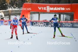 02.12.2023, Lillehammer, Norway (NOR): Joanna Kil (POL), Silva Verbic (SLO), (l-r)  - FIS world cup nordic combined women, individual gundersen HS98/5km, Lillehammer (NOR). www.nordicfocus.com. © Authamayou/NordicFocus. Every downloaded picture is fee-liable.