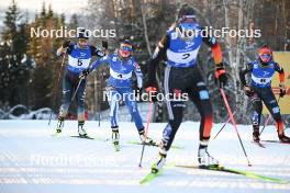 02.12.2023, Lillehammer, Norway (NOR): Haruka Kasai (JPN), Minja Korhonen (FIN), Nathalie Armbruster (GER), (l-r)  - FIS world cup nordic combined women, individual gundersen HS98/5km, Lillehammer (NOR). www.nordicfocus.com. © Authamayou/NordicFocus. Every downloaded picture is fee-liable.