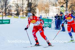 16.12.2023, Ramsau, Austria (AUT): Laura Pletz (AUT) - FIS world cup nordic combined women, compact HS98/5km, Ramsau (AUT). www.nordicfocus.com. © Volk/NordicFocus. Every downloaded picture is fee-liable.
