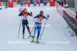 15.12.2023, Ramsau, Austria (AUT): Jenny Nowak (GER), Minja Korhonen (FIN), (l-r)  - FIS world cup nordic combined women, individual gundersen HS98/5km, Ramsau (AUT). www.nordicfocus.com. © Volk/NordicFocus. Every downloaded picture is fee-liable.