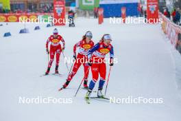 15.12.2023, Ramsau, Austria (AUT): Laura Pletz (AUT), Tereza Koldovska (CZE), (l-r) - FIS world cup nordic combined women, individual gundersen HS98/5km, Ramsau (AUT). www.nordicfocus.com. © Volk/NordicFocus. Every downloaded picture is fee-liable.