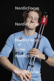 07.12.2023, Oestersund, Sweden (SWE): James Clugnet (GBR) - FIS world cup cross-country, photoshooting, Oestersund (SWE). www.nordicfocus.com. © Modica/NordicFocus. Every downloaded picture is fee-liable.