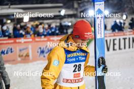 25.11.2023, Ruka, Finland (FIN): Stephan Leyhe (GER) - FIS world cup ski jumping men, individual HS142, Ruka (FIN). www.nordicfocus.com. © Thibaut/NordicFocus. Every downloaded picture is fee-liable.