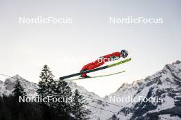 16.12.2023, Engelberg, Switzerland (SUI): Simon Ammann (SUI) - FIS world cup ski jumping men, individual HS140, Engelberg (SUI). www.nordicfocus.com. © Thibaut/NordicFocus. Every downloaded picture is fee-liable