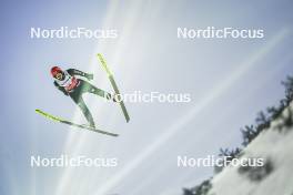 17.12.2023, Engelberg, Switzerland (SUI): Karl Geiger (GER) - FIS world cup ski jumping men, individual HS140, Engelberg (SUI). www.nordicfocus.com. © Thibaut/NordicFocus. Every downloaded picture is fee-liable