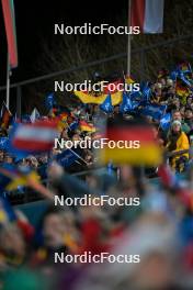 28.12.2023, Oberstdorf, Germany (GER): feature: fans, crowed, flags, cheering - FIS world cup ski jumping men, four hills tournament, individual HS137, Oberstdorf (GER). www.nordicfocus.com. © Reichert/NordicFocus. Every downloaded picture is fee-liable.