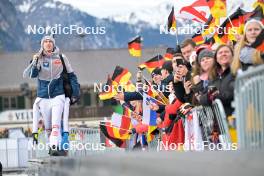 31.12.2023, Garmisch, Germany (GER): Daniel Tschofenig (AUT) - FIS world cup ski jumping men, four hills tournament, individual HS142, Garmisch (GER). www.nordicfocus.com. © Reichert/NordicFocus. Every downloaded picture is fee-liable.