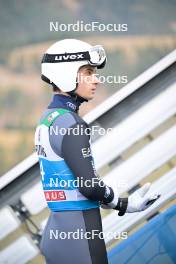31.12.2023, Garmisch, Germany (GER): Francesco Cecon (ITA) - FIS world cup ski jumping men, four hills tournament, individual HS142, Garmisch (GER). www.nordicfocus.com. © Reichert/NordicFocus. Every downloaded picture is fee-liable.