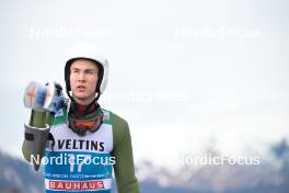 31.12.2023, Garmisch, Germany (GER): Danil Vassilyev (KAZ) - FIS world cup ski jumping men, four hills tournament, individual HS142, Garmisch (GER). www.nordicfocus.com. © Reichert/NordicFocus. Every downloaded picture is fee-liable.