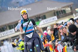 31.12.2023, Garmisch, Germany (GER): Luca Roth (GER) - FIS world cup ski jumping men, four hills tournament, individual HS142, Garmisch (GER). www.nordicfocus.com. © Reichert/NordicFocus. Every downloaded picture is fee-liable.