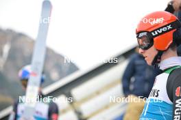 31.12.2023, Garmisch, Germany (GER): Karl Geiger (GER) - FIS world cup ski jumping men, four hills tournament, individual HS142, Garmisch (GER). www.nordicfocus.com. © Reichert/NordicFocus. Every downloaded picture is fee-liable.