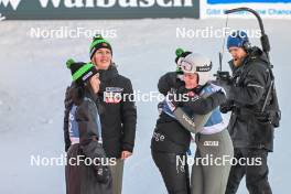 03.12.2023, Lillehammer, Norway (NOR): Thea Minyan Bjoerseth (NOR), Eirin Maria Kvandal (NOR), (l-r)  - FIS world cup ski jumping women, individual HS140, Lillehammer (NOR). www.nordicfocus.com. © Authamayou/NordicFocus. Every downloaded picture is fee-liable.