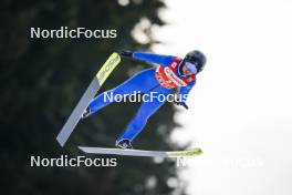 15.12.2023, Engelberg, Switzerland (SUI): Sophie Sorschag (KOS) - FIS world cup ski jumping women, individual HS140, Engelberg (SUI). www.nordicfocus.com. © Thibaut/NordicFocus. Every downloaded picture is fee-liable