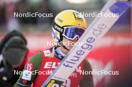 16.12.2023, Engelberg, Switzerland (SUI): Julia Kykkaenen (FIN) - FIS world cup ski jumping women, individual HS140, Engelberg (SUI). www.nordicfocus.com. © Thibaut/NordicFocus. Every downloaded picture is fee-liable