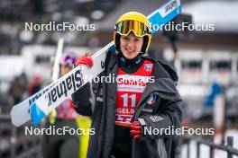 14.12.2023, Engelberg, Switzerland (SUI): Jessica Malsiner (ITA) - FIS world cup ski jumping women, training, Engelberg (SUI). www.nordicfocus.com. © Thibaut/NordicFocus. Every downloaded picture is fee-liable