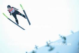 30.12.2023, Garmisch, Germany (GER): Emma Chervet (FRA) - FIS world cup ski jumping women, individual HS142, Garmisch (GER). www.nordicfocus.com. © Reichert/NordicFocus. Every downloaded picture is fee-liable