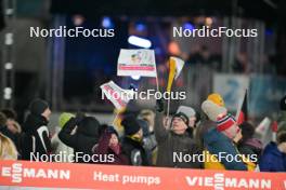 30.12.2023, Garmisch, Germany (GER): Event Feature: Fans with flags  - FIS world cup ski jumping women, individual HS142, Garmisch (GER). www.nordicfocus.com. © Reichert/NordicFocus. Every downloaded picture is fee-liable