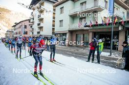 29.01.2023, Trentino, Italy (ITA): Klas Nilsson (SWE), Anders Aukland (NOR), (l-r) - Ski Classics Marcialonga, Trentino (ITA). www.nordicfocus.com. © Vanzetta/NordicFocus. Every downloaded picture is fee-liable.