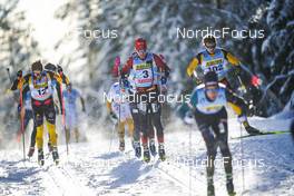 18.02.2023, Groenklitt, Sweden (SWE): Paus Herman (NOR), Stadaas Kasper (NOR), (l-r)  - Ski Classics Criterium Orsa Groenklitt - Groenklitt (SWE). www.nordicfocus.com. © Thibaut/NordicFocus. Every downloaded picture is fee-liable.