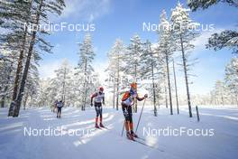 18.02.2023, Groenklitt, Sweden (SWE): Opstad Vike Oskar (NOR), Arntzen Joks Henrik (NOR), (l-r)  - Ski Classics Criterium Orsa Groenklitt - Groenklitt (SWE). www.nordicfocus.com. © Thibaut/NordicFocus. Every downloaded picture is fee-liable.