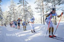 18.02.2023, Groenklitt, Sweden (SWE): Korboel Thoner Halvor (NOR), Northug Jr Petter (NOR), (l-r)  - Ski Classics Criterium Orsa Groenklitt - Groenklitt (SWE). www.nordicfocus.com. © Thibaut/NordicFocus. Every downloaded picture is fee-liable.