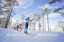 18.02.2023, Groenklitt, Sweden (SWE): Sollien Hulbak Sigurd (NOR), Holmstrom Isac (FIN), (l-r)  - Ski Classics Criterium Orsa Groenklitt - Groenklitt (SWE). www.nordicfocus.com. © Thibaut/NordicFocus. Every downloaded picture is fee-liable.