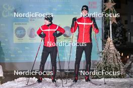 09.12.2023, Bad Gastein, Austria (AUT): Petter Soleng Skinstad (NOR), Mathias Aas Rolid (NOR), (l-r) - Ski Classics Bad Gastein PTT - Bad Gastein (AUT). www.nordicfocus.com. © Reichert/NordicFocus. Every downloaded picture is fee-liable.