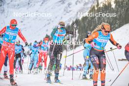 10.12.2023, Bad Gastein, Austria (AUT): Nicole Donzallaz (SUI), Oda Nerdrum (NOR), (l-r) - Ski Classics Bad Gastein Criterium - Bad Gastein (AUT). www.nordicfocus.com. © Reichert/NordicFocus. Every downloaded picture is fee-liable.