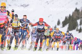 10.12.2023, Bad Gastein, Austria (AUT): Emil Persson (SWE), Kasper Stadaas (NOR), (l-r) - Ski Classics Bad Gastein Criterium - Bad Gastein (AUT). www.nordicfocus.com. © Reichert/NordicFocus. Every downloaded picture is fee-liable.