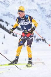 10.12.2023, Bad Gastein, Austria (AUT): Johannes Ekloef (SWE) - Ski Classics Bad Gastein Criterium - Bad Gastein (AUT). www.nordicfocus.com. © Reichert/NordicFocus. Every downloaded picture is fee-liable.